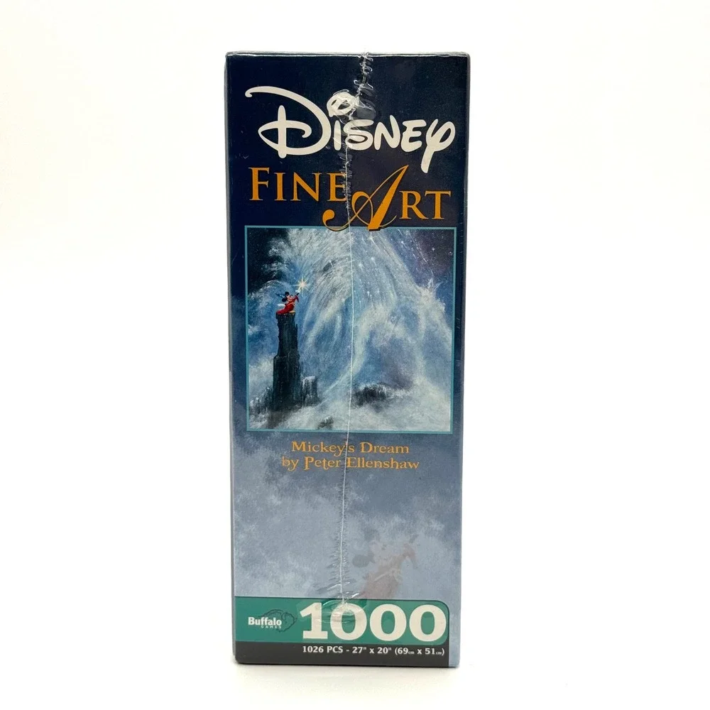 Disney Fine Art Mickeys Dream Peter Ellenshaw 1000 Piece Puzzle Sealed Buffalo